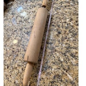 Vintage Wooden Rolling Pin Dough‎ Roller Kitchen Baking Utensil Tool